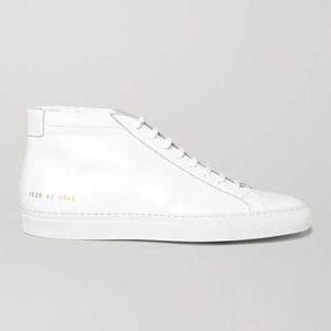 NWT Common Projects White Leather Sneakers 44